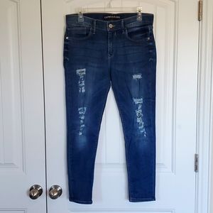 Express skinny jeans, distressed. Size 10 short. Great condition.